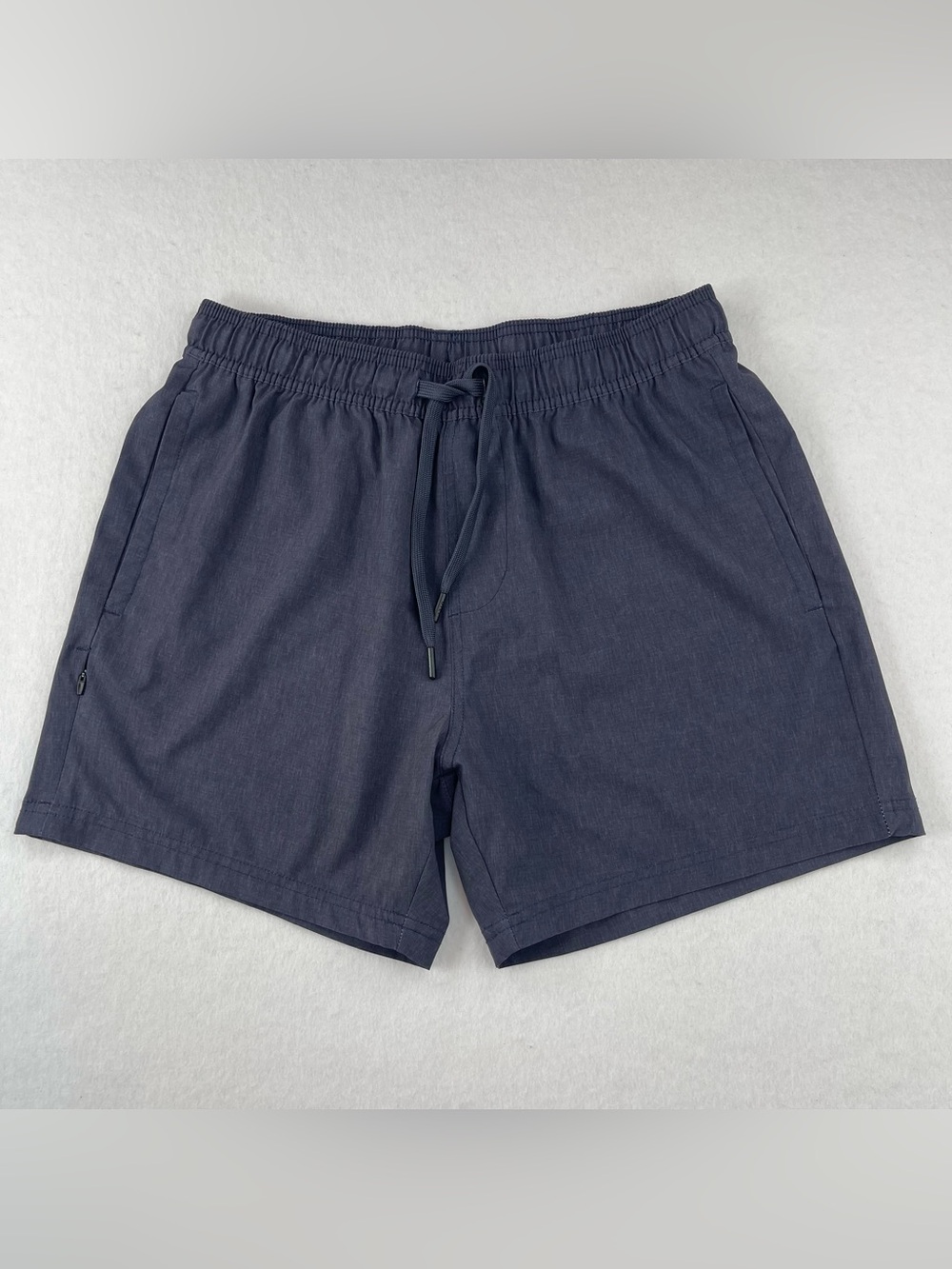 BYLT Baja Swim Hybrid Shorts Mens Medium Navy 5" Inseam Modern